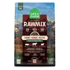 Open Farm RawMix sac Front Range : conditionnement pratique et traçabilité des ingrédients.