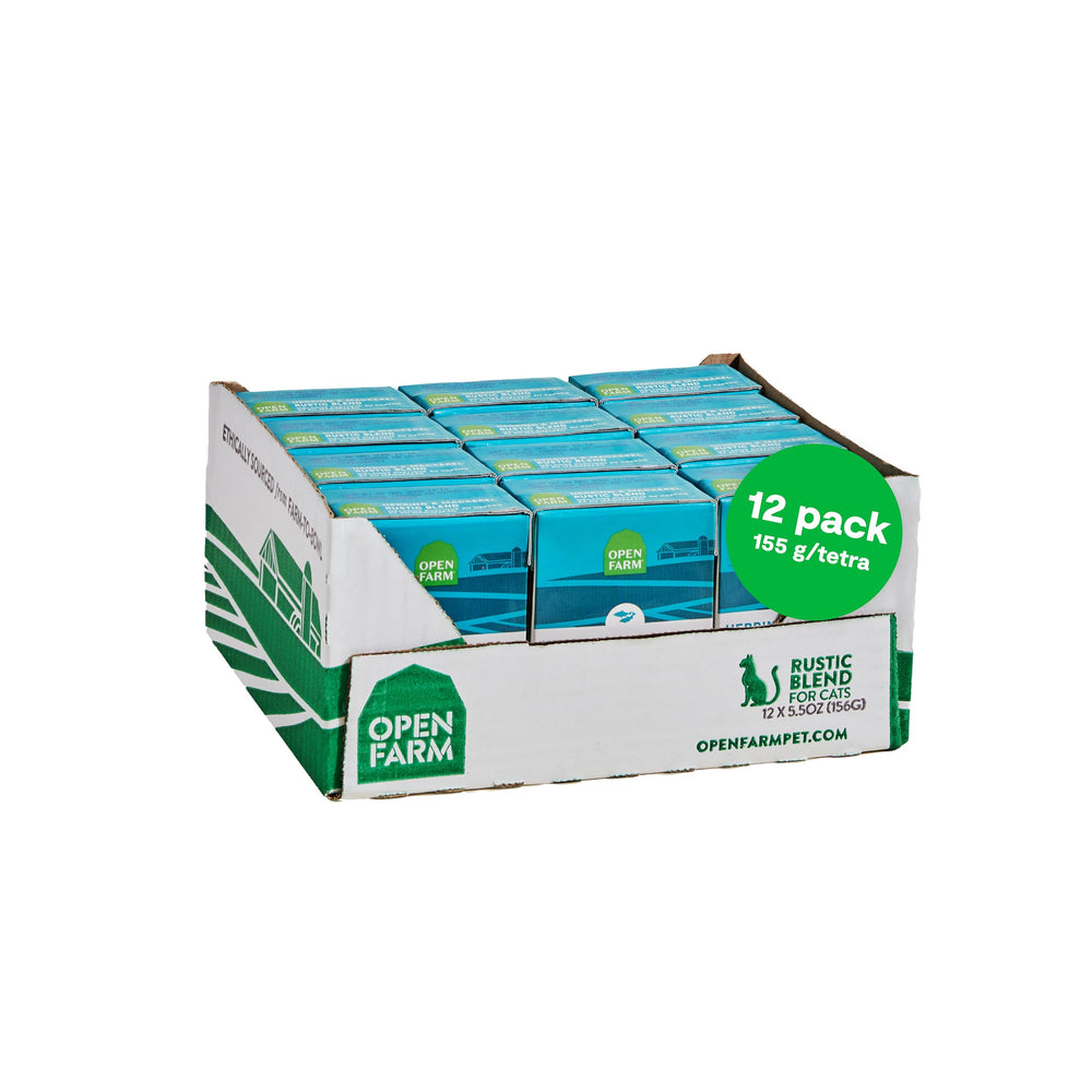 Open Farm Rustic Blend Chat – sauce-poisson : texture savoureuse qui peut stimuler l'appétit.