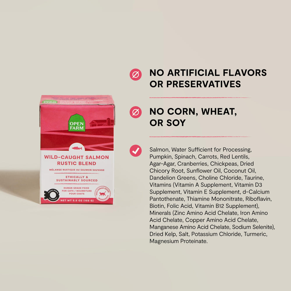 Open Farm Rustic Blend Traçabilité — ingrédients suivis et certifiés pour la tranquillité