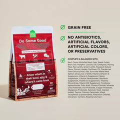 Open Farm sac croquettes chien boeuf, pratique pour les repas quotidiens.