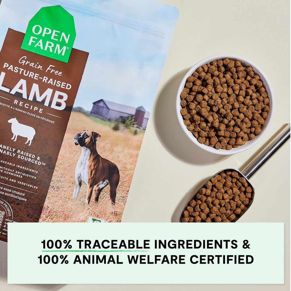 Open Farm sans additifs: mais, blé et soja exclus