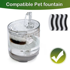 Filtre Opeth haute densité pour fontaine chat, élimine cheveux et impuretés.