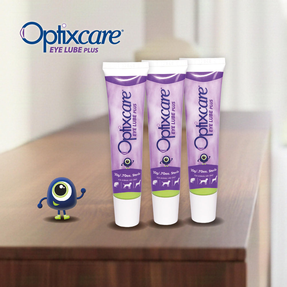 Confort oculaire chats et chevaux avec OptixCare Eye Lube Plus