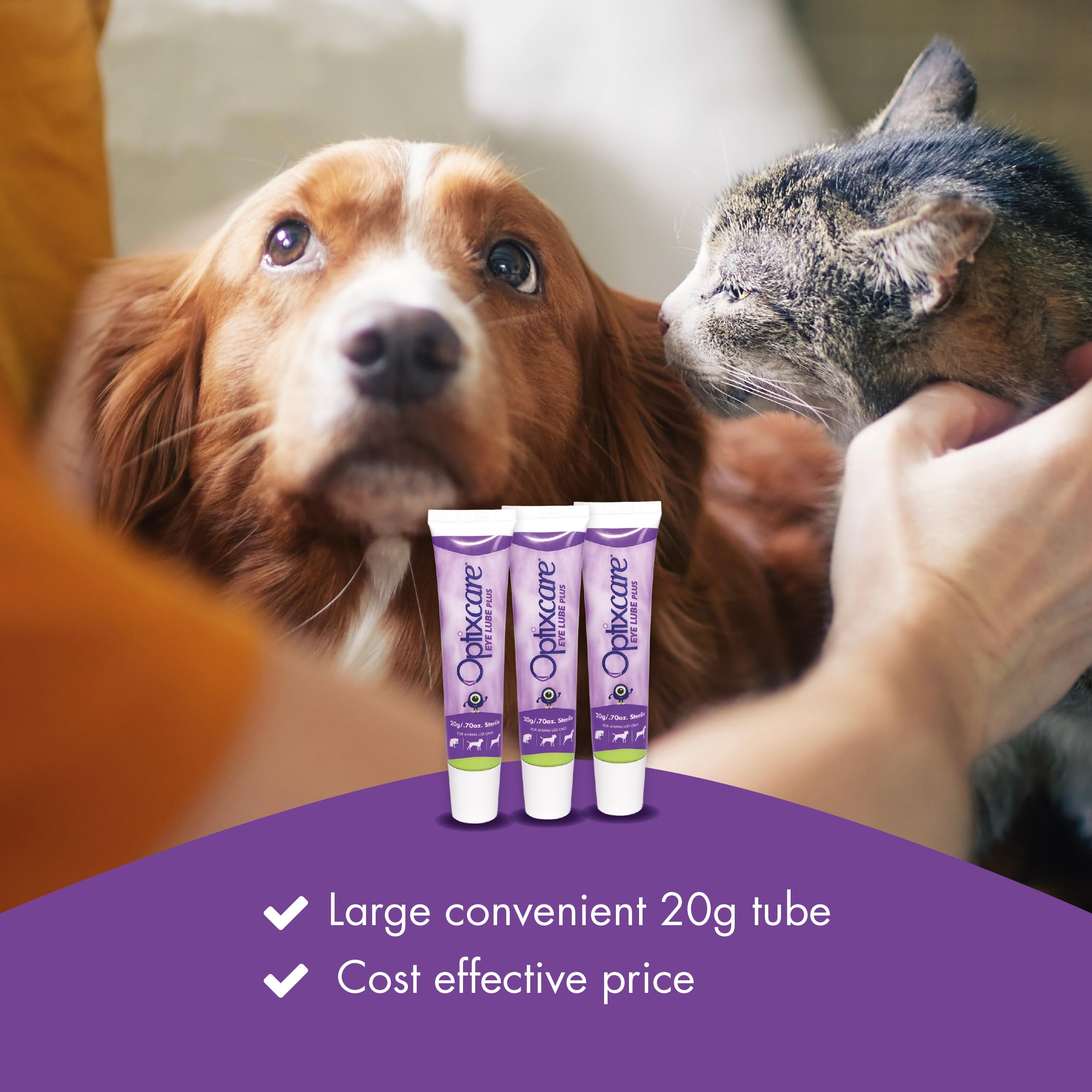 OptixCare Eye Lube Plus – embout pipette pour application précise