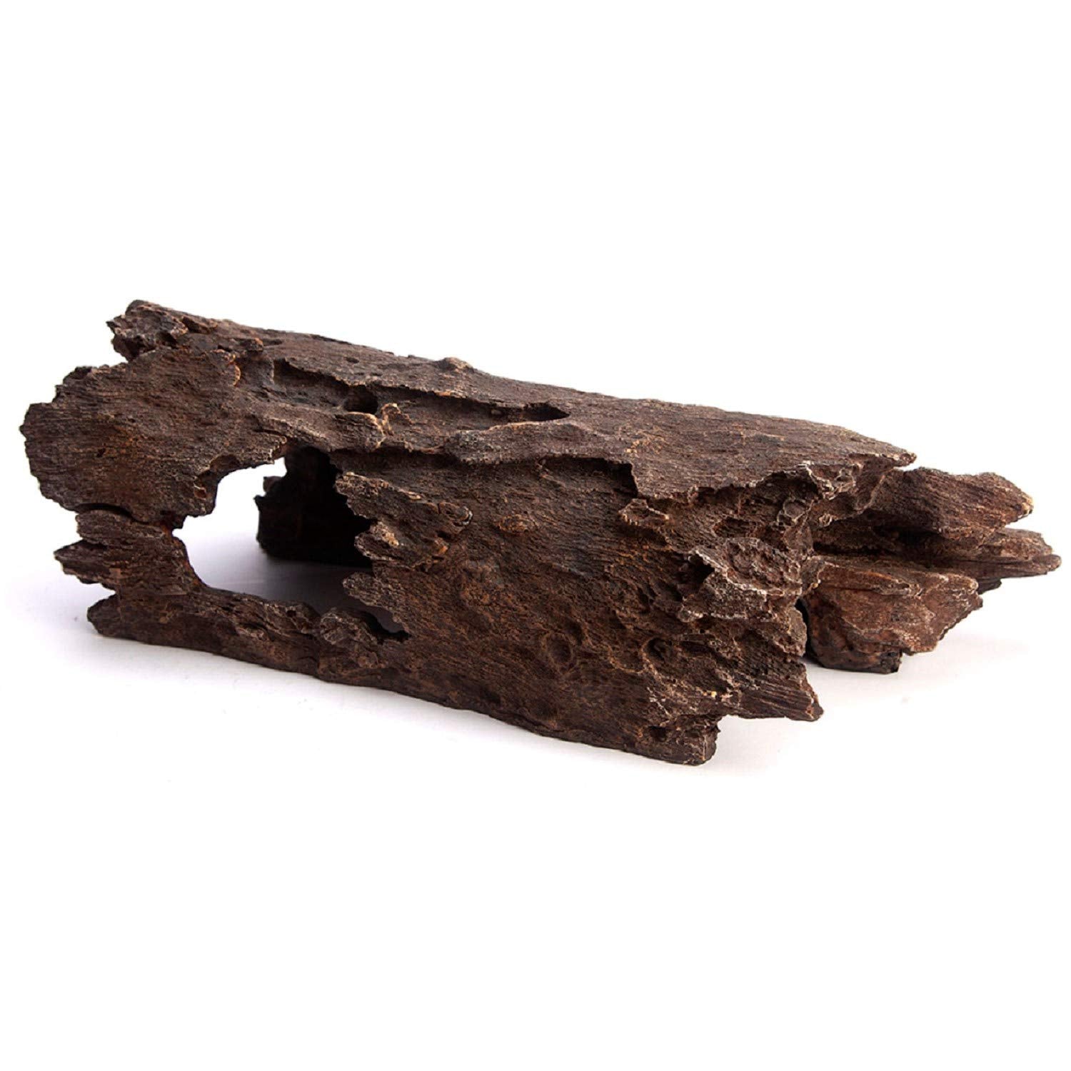 Orchid Valley cachette reptile tronc creux 25 cm, refuge sûr pour aquarium.