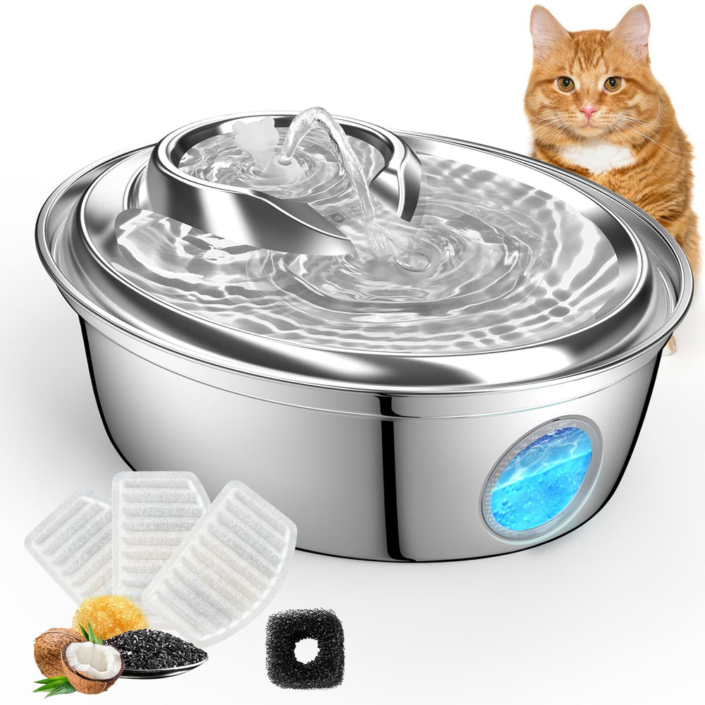 ORSDA fontaine d'eau pour chats, vue générale, attrait pour boire plus facilement.