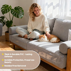 Orerered protection meubles chat auto-adhesif facile à poser sans outils.