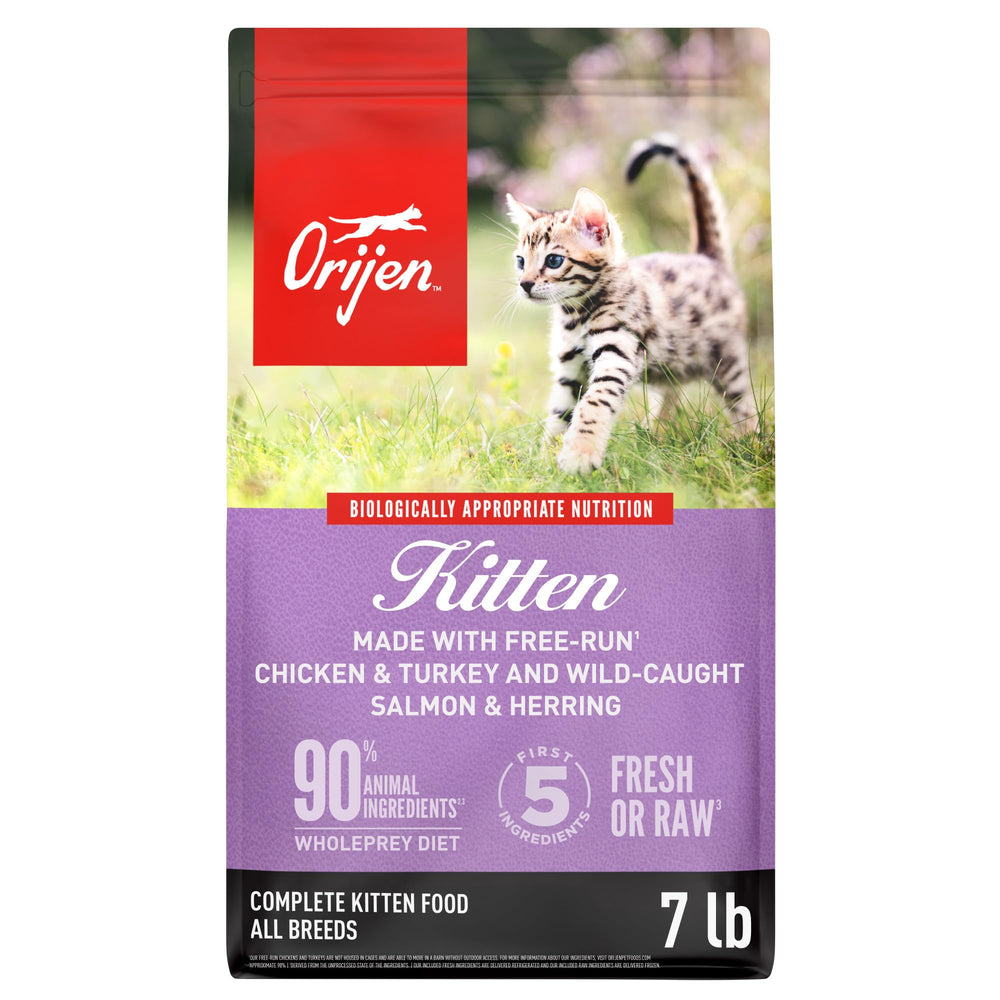 ORIJEN Chaton sac-face-avant: emballage premium pour une nutrition adaptée au chaton