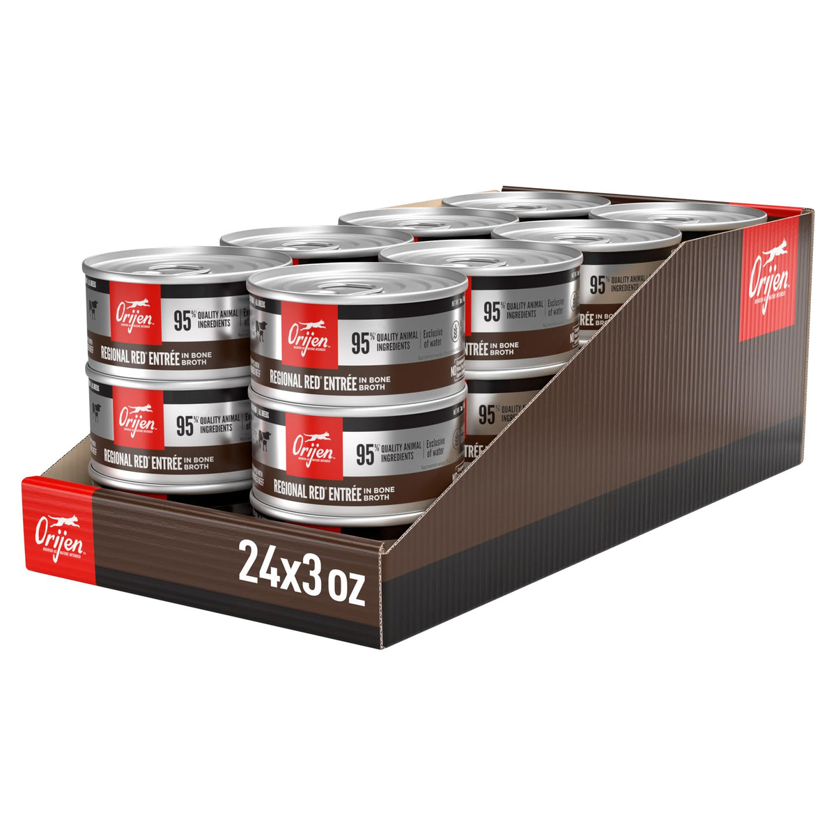 ORIJEN Regional Red pâté pour chat dans bouillon d’os, hydratation naturelle