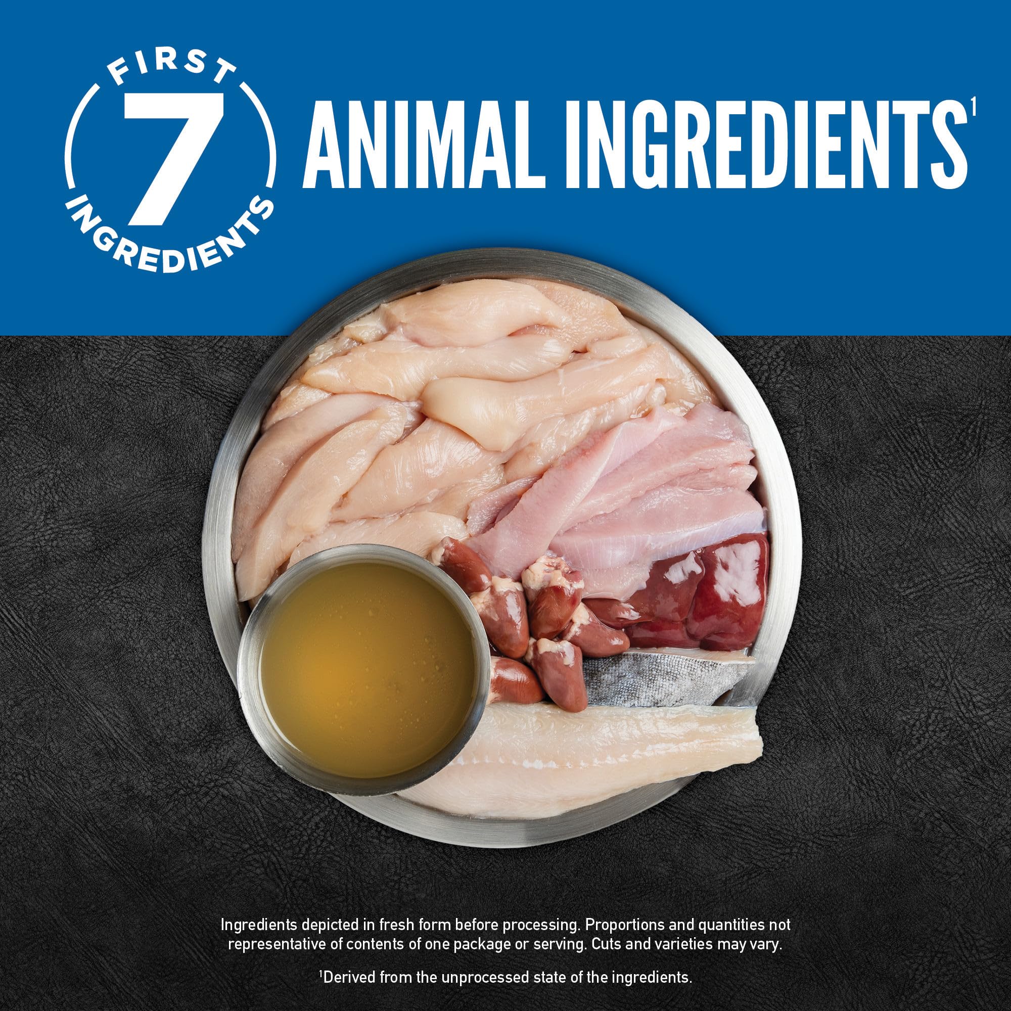 ORIJEN haute teneur en protéines animales et ingrédients frais.
