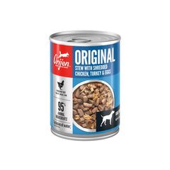 ORIJEN nourriture humide pour chien, poulet et dinde, hydratation optimale.