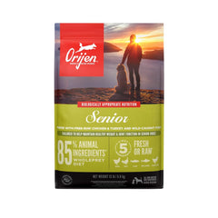 ORIJEN Senior Original sac 13 lb, croquettes riches en protéines pour le poids et les articulations.