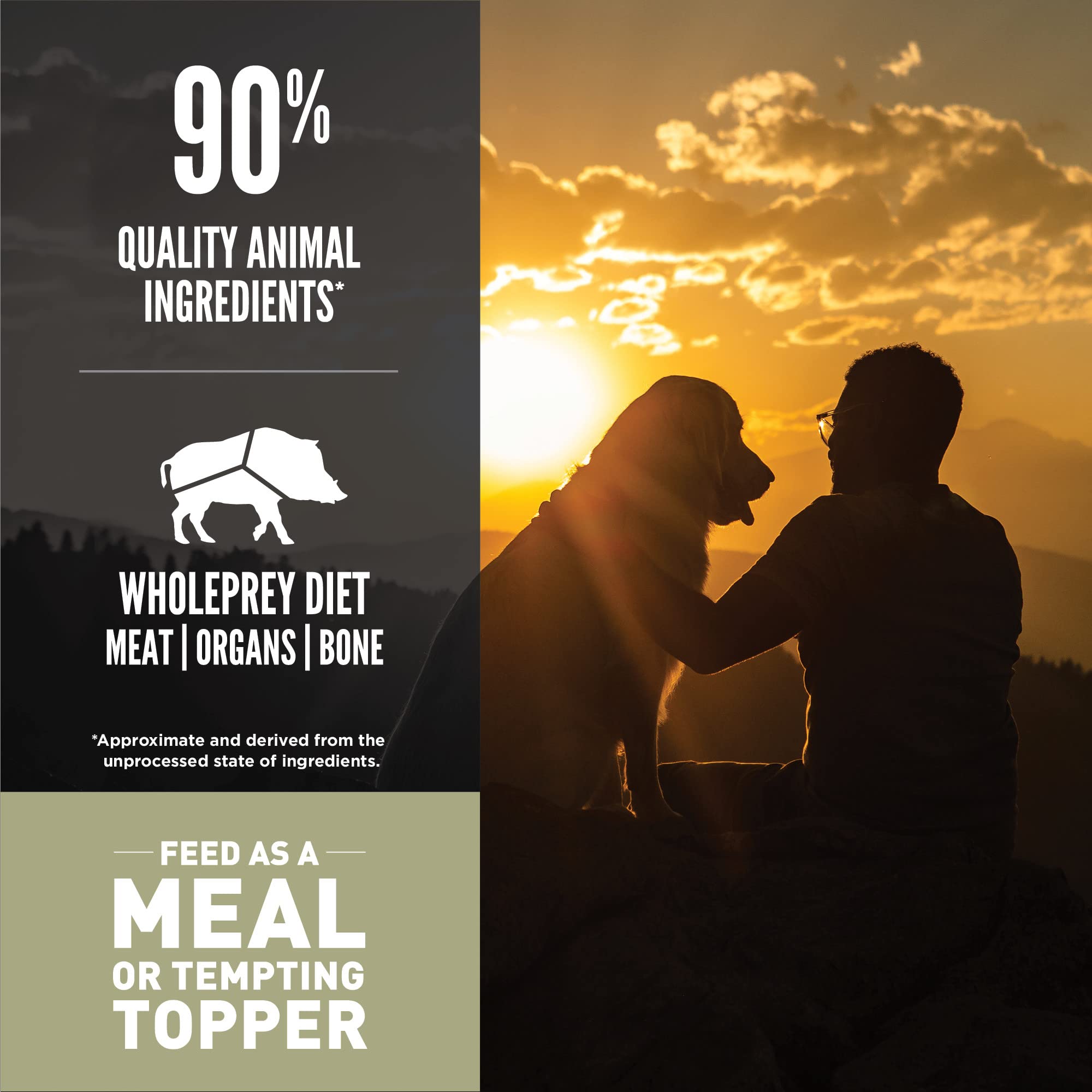 ORIJEN TUNDRA médaillons-séchés: saveur naturelle et appétit stimulé.