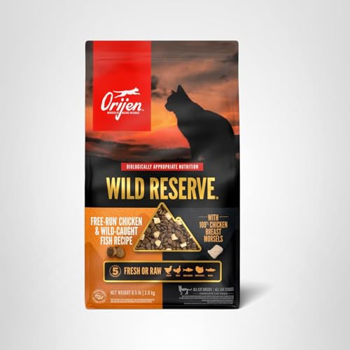 ORIJEN Wild Reserve, sans additifs artificiels pour un appétit naturel.