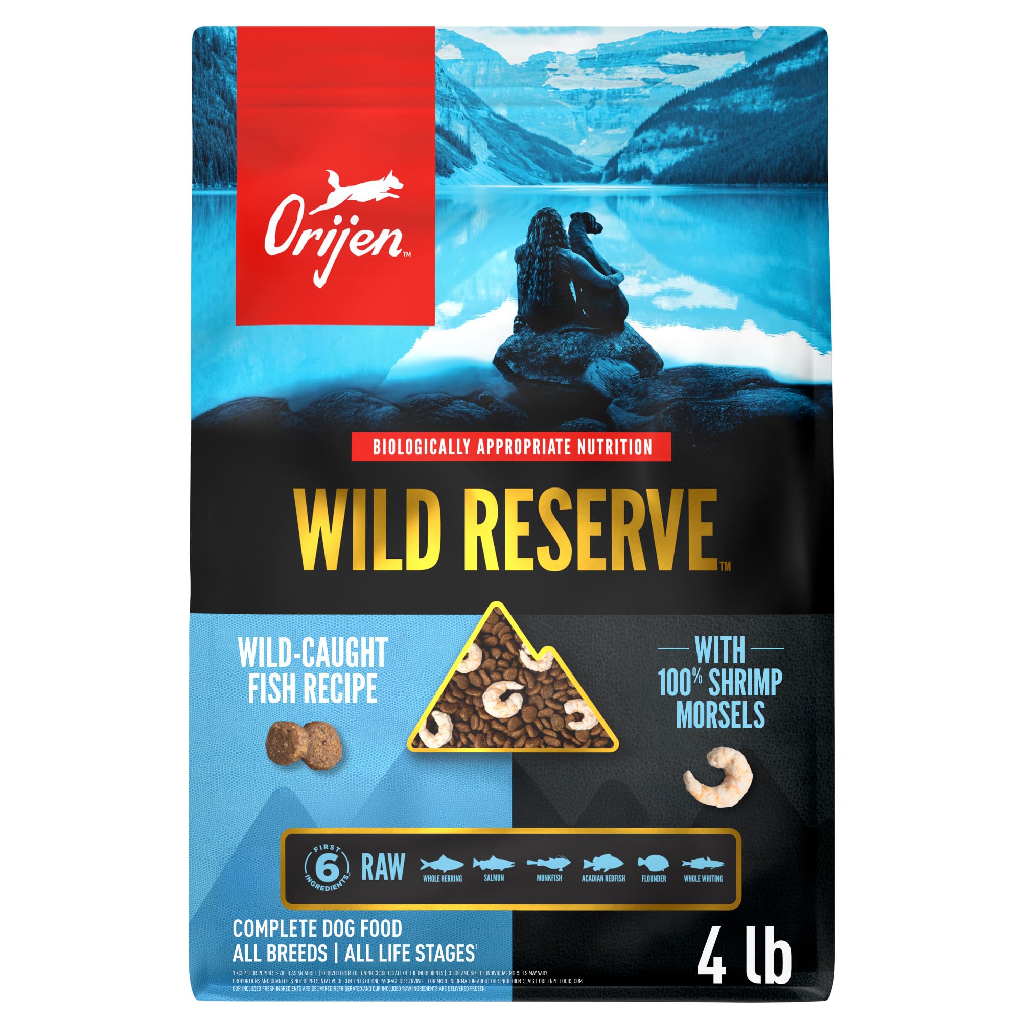 ORIJEN Wild Reserve croquettes poisson sauvage – texture croquante et appétente pour le repas