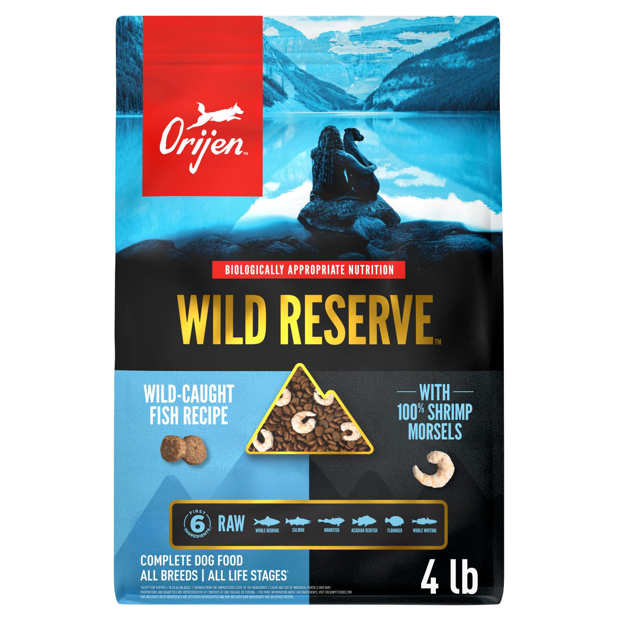 ORIJEN Wild Reserve croquettes poisson sauvage – texture croquante et appétente pour le repas
