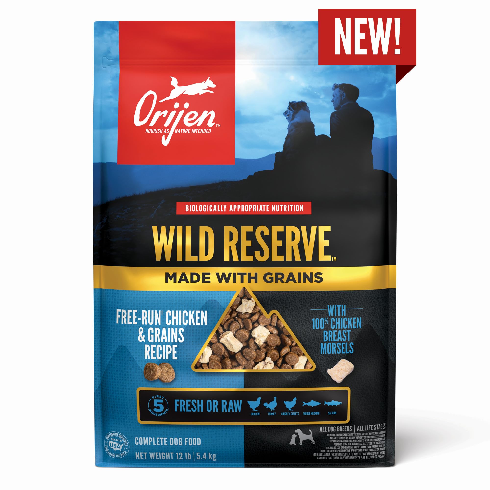 ORIJEN Wild Reserve – croquettes riches et textures variées pour l’appétit