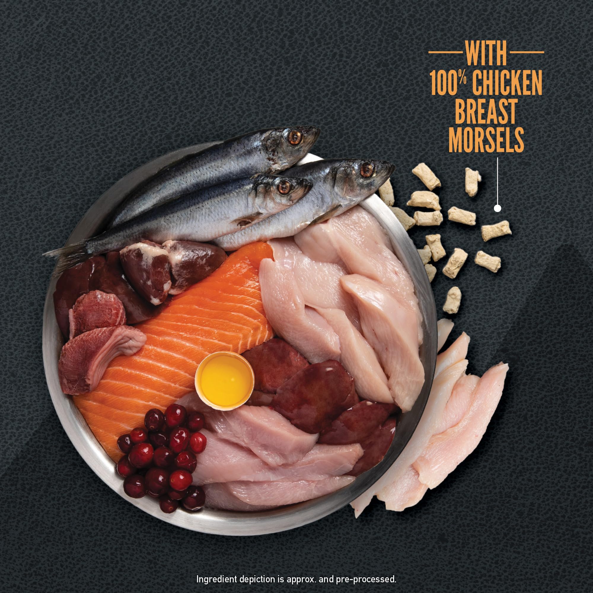 ORIJEN Wild Reserve: giblets de dinde, apport organique savoureux
