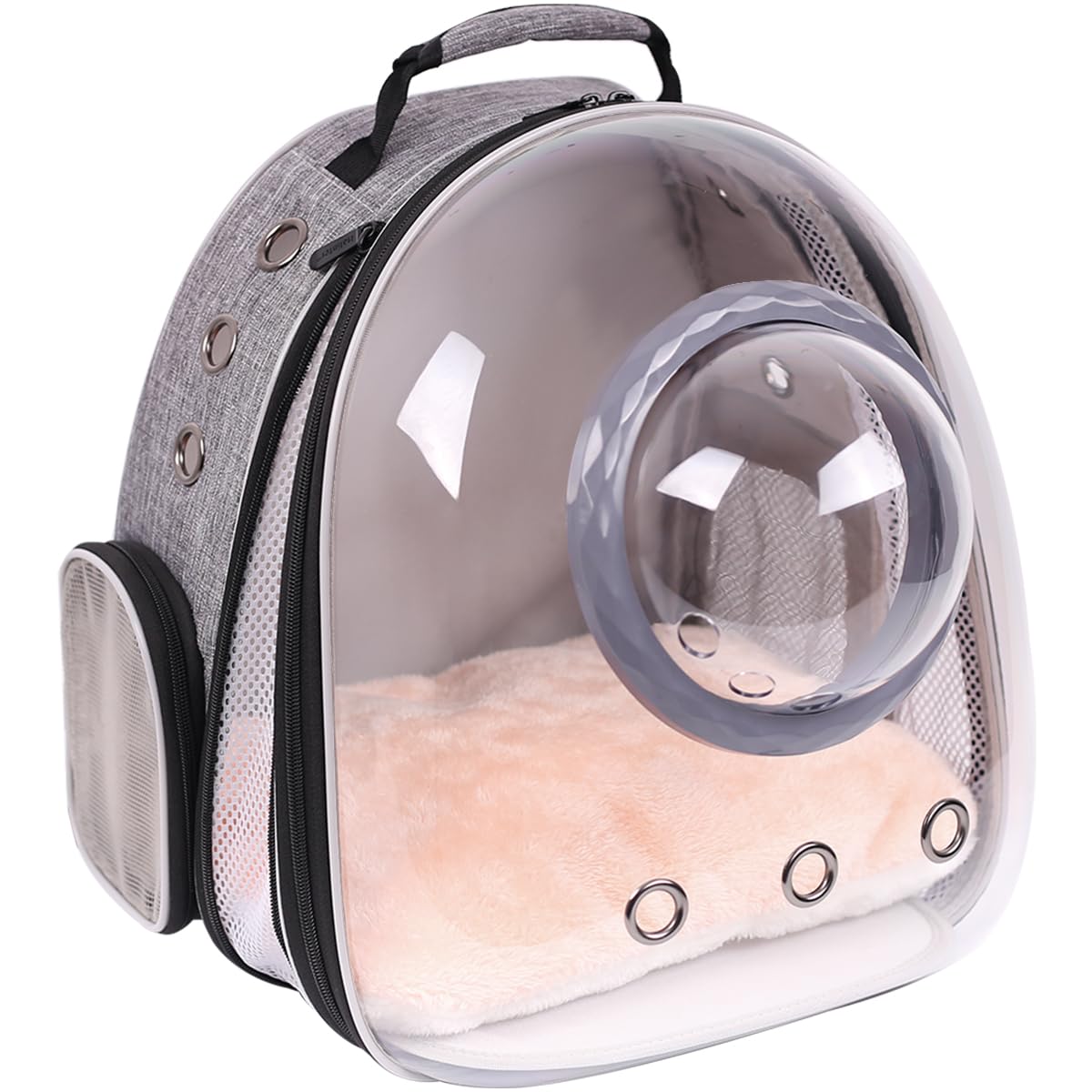 ORIZZP sac à dos porte-chat avec bulle transparente: visibilité accrue et voyage facilité.