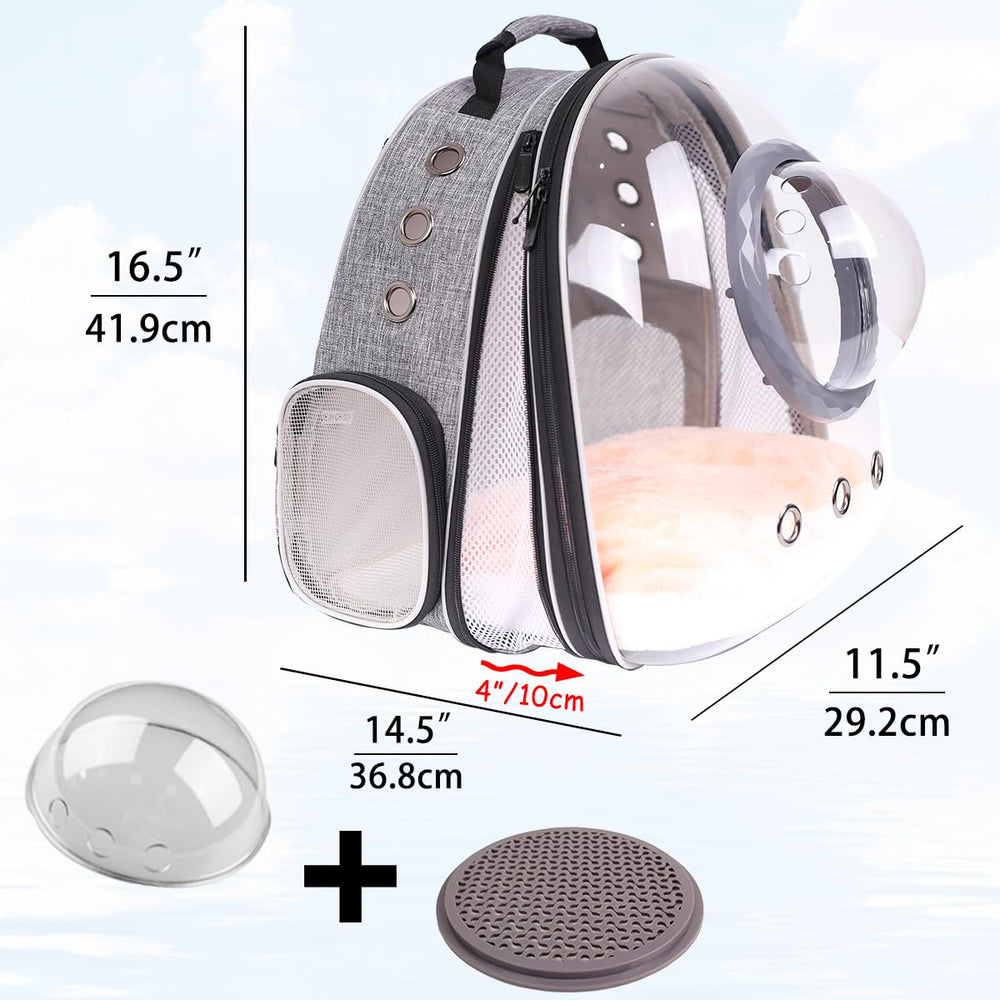 ORIZZP sac porte-chat confort intégré pour portage ergonomique.