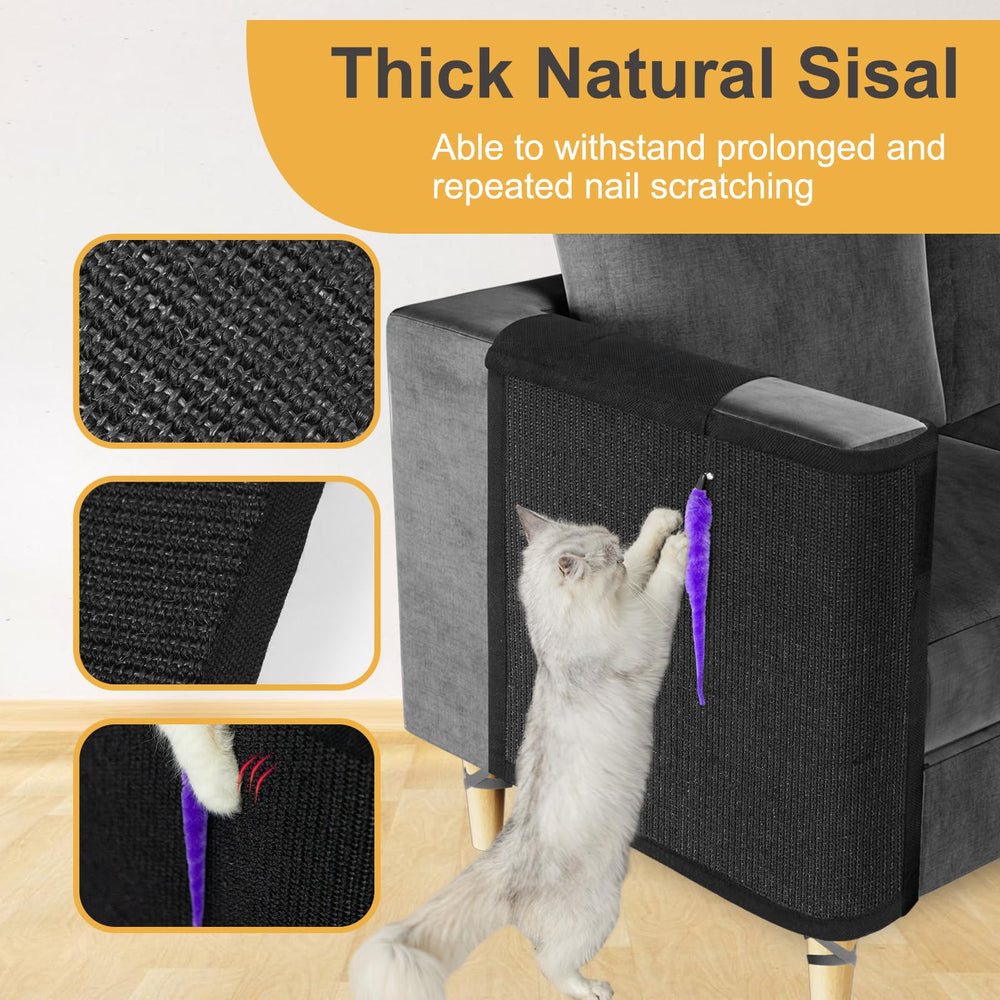 Oroonoko jouet chat intégré: stimule l'interaction et détourne l'attention du canapé.