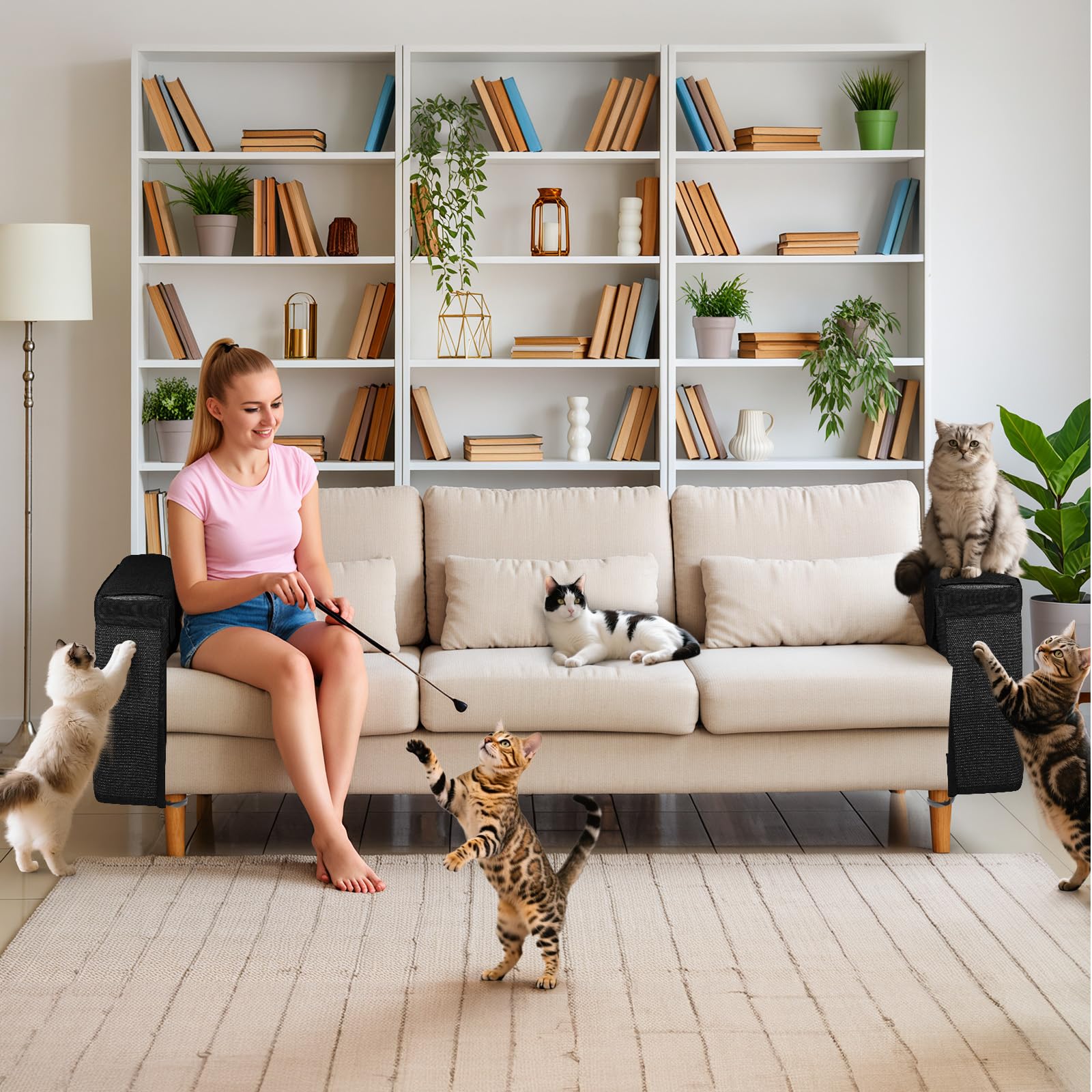 Oroonoko protège-canapé sisal usage quotidien, protège votre mobilier durablement.