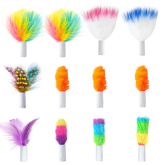 ORSDA chat plumes interchangeables, jouet interactif stimulant la chasse et l'amusement.