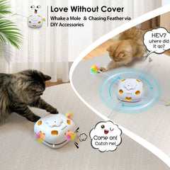 ORSDA jouet-chat-autonomie-batterie-rechargeable assure de longues heures de jeu.