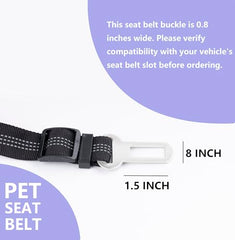 Ortarco attache chien avec élastique extensible pour confort.