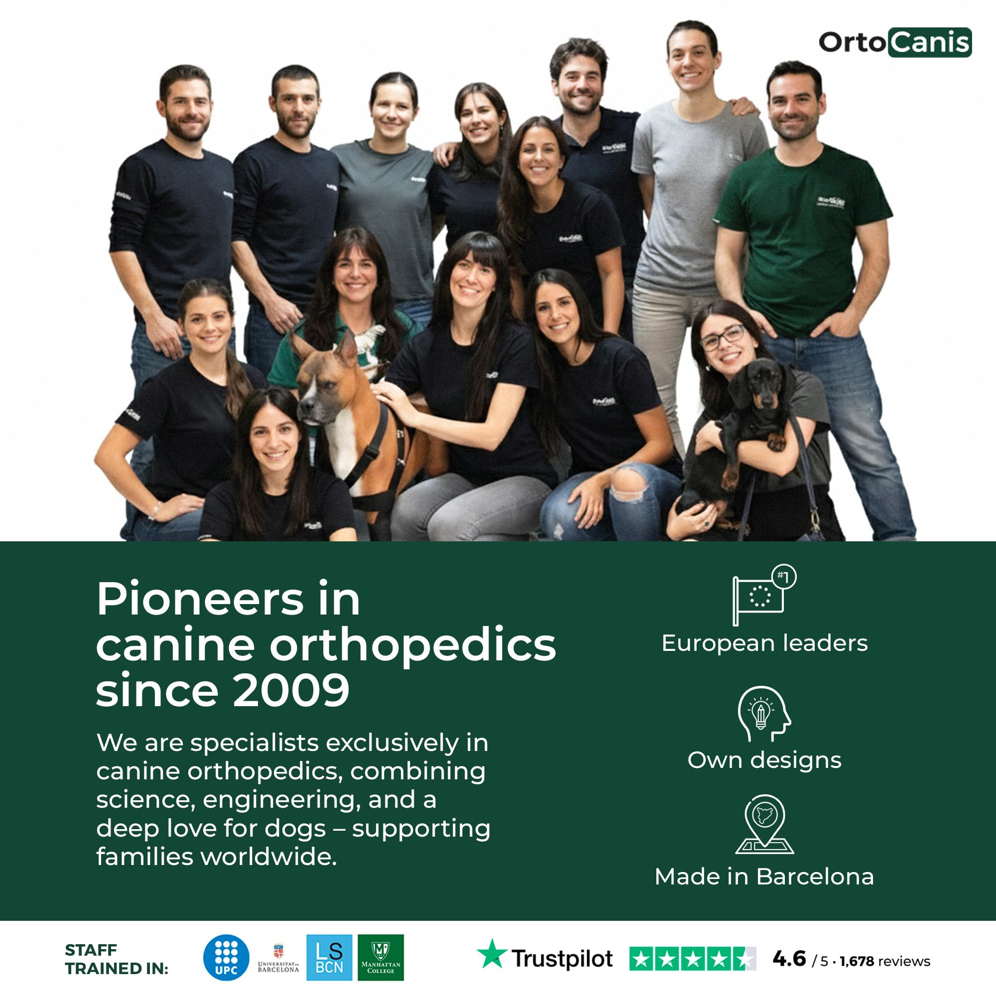 Ortocanis orthèse genou chien post-traumatique et post-opératoire.