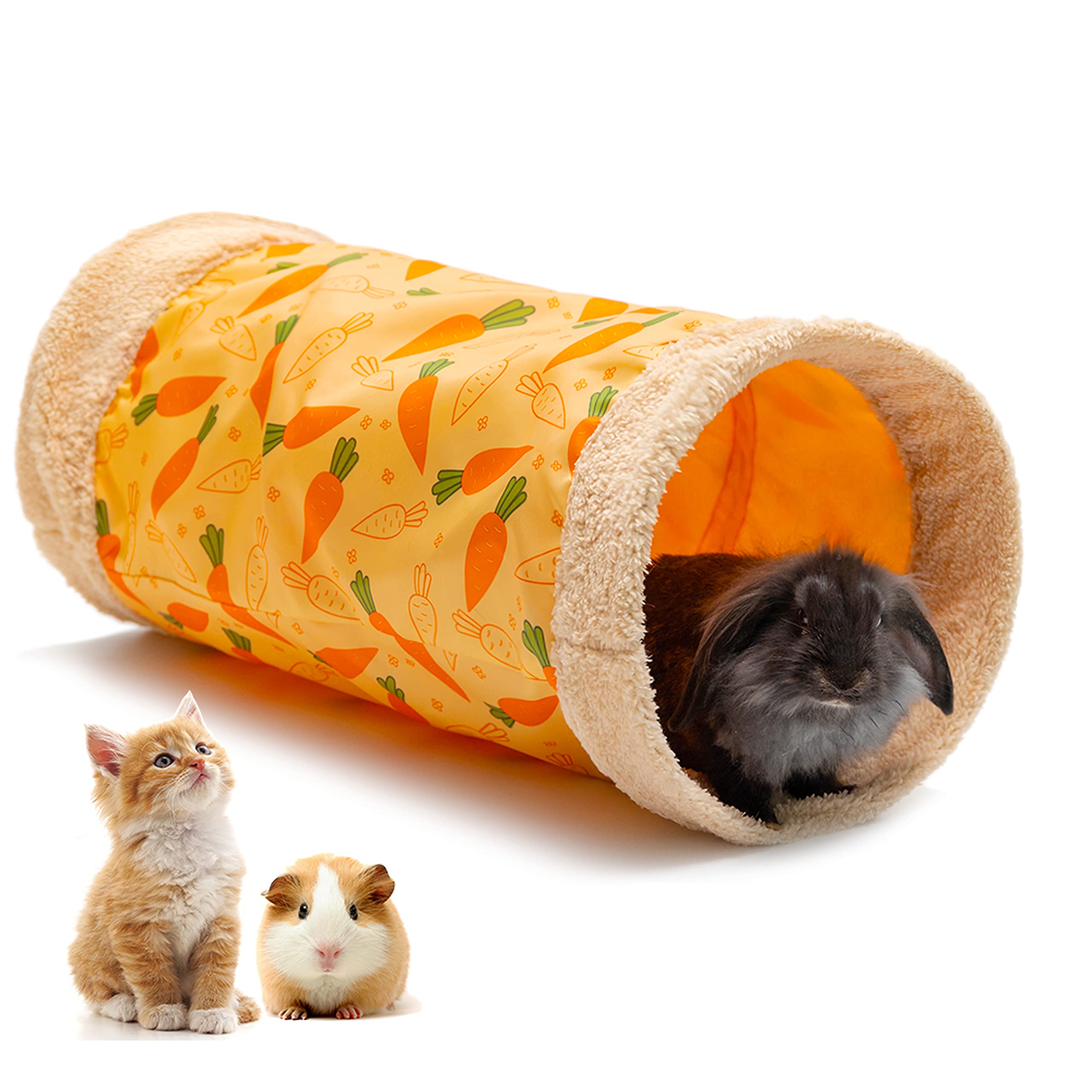 ORZECHKO tunnel lapin: refuge doux pour sommeil et jeu