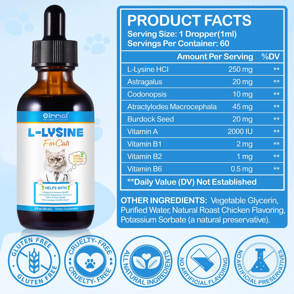O.SECERT vitamines B dans les gouttes Lysine pour soutenir l'énergie et le métabolisme.