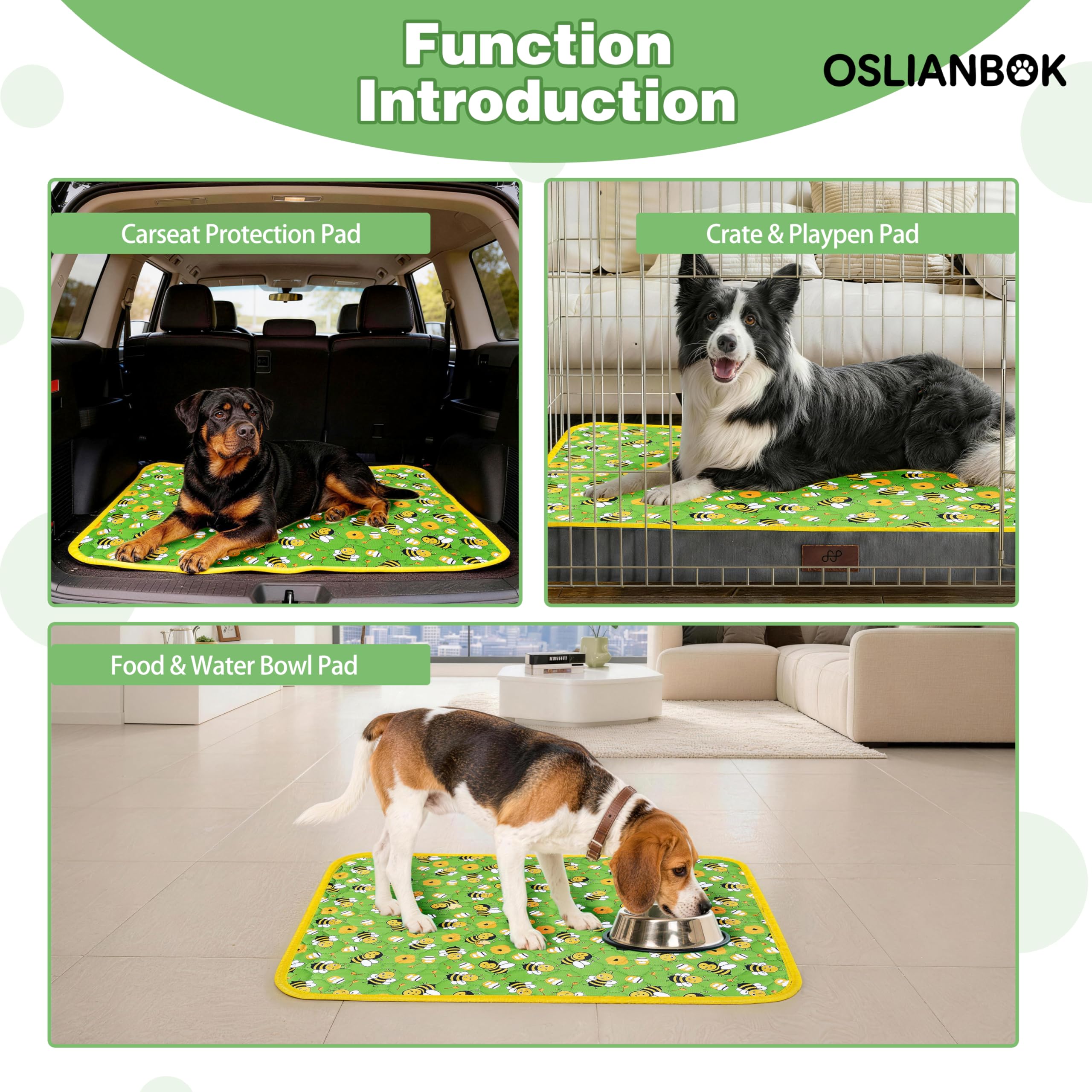 Oslianbok Tapis protection sol réutilisable, solution durable pour l’intérieur.