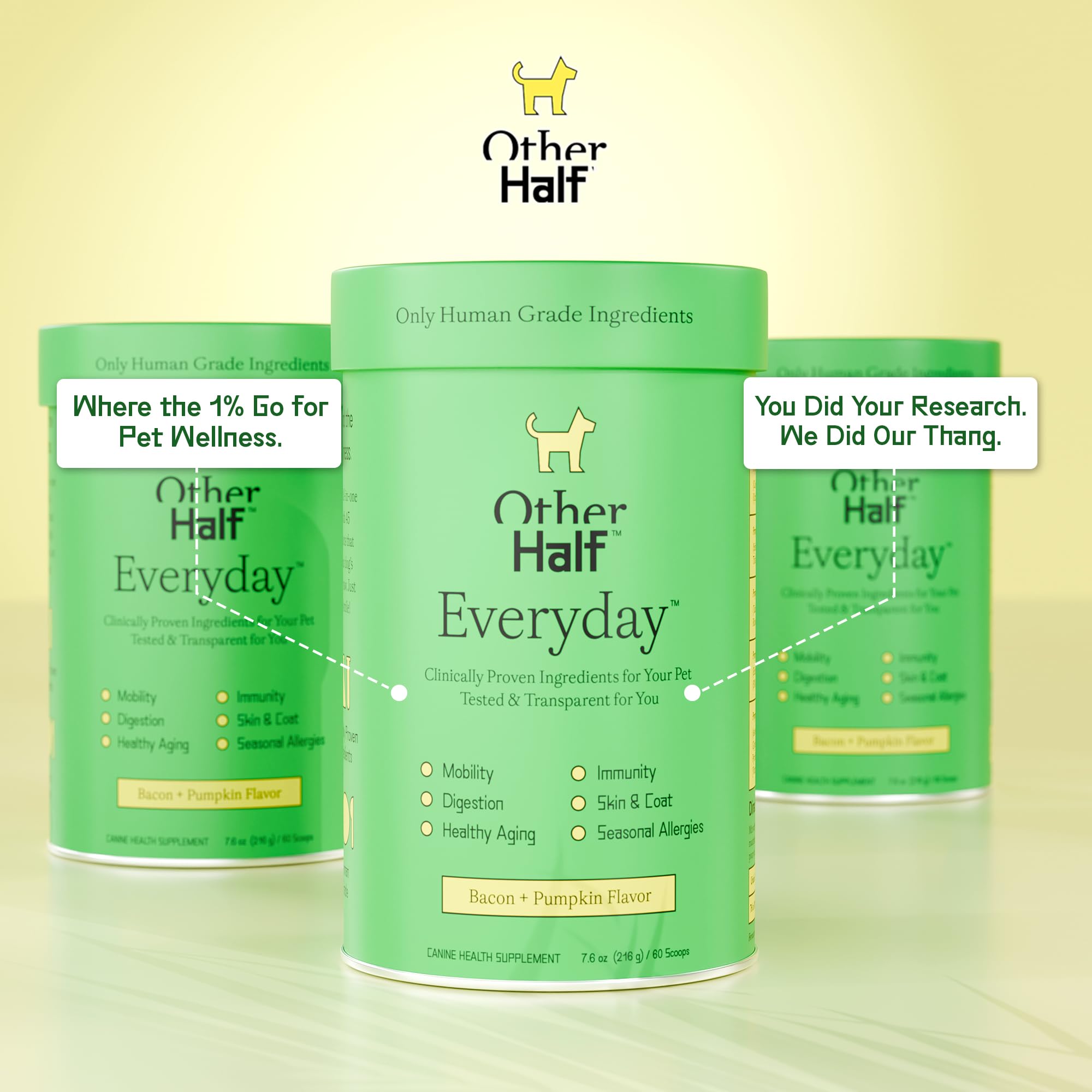 Other Half – articulations et cartilage : glucosamine et chondroïtine pour chien.