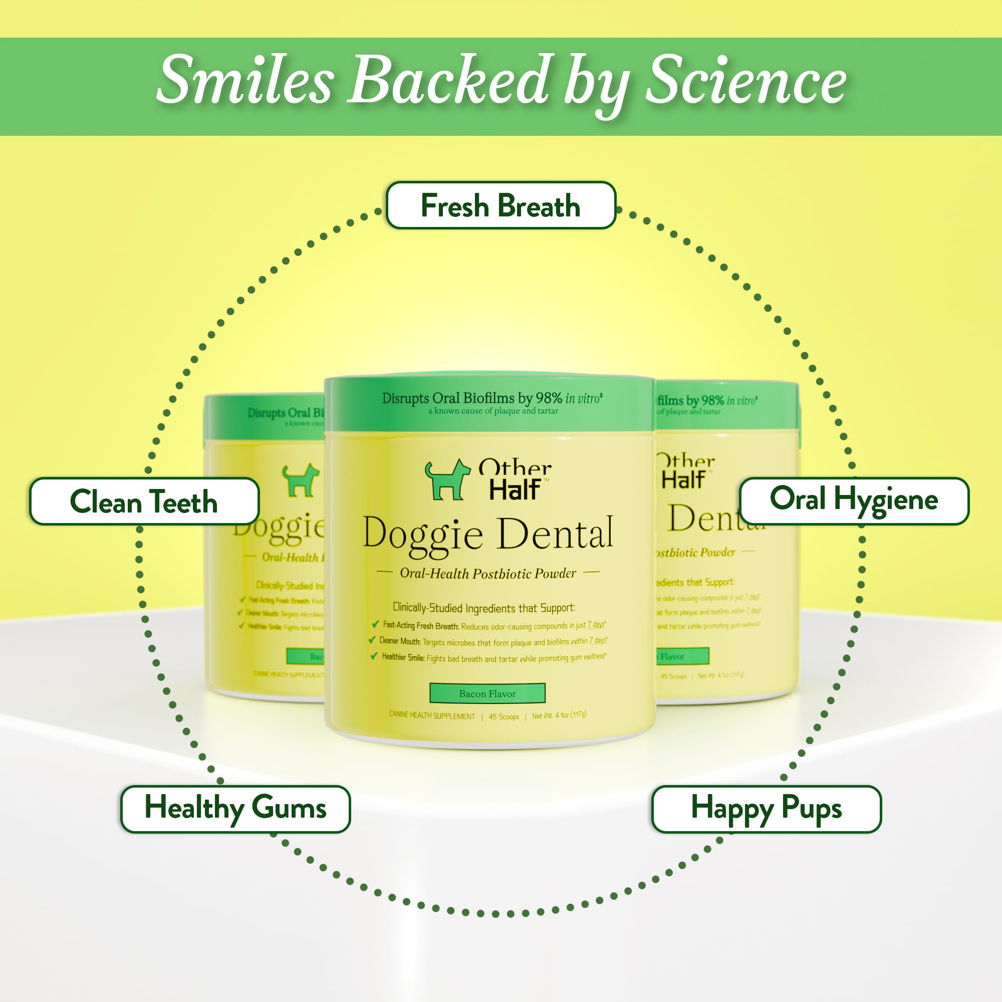 Other Half Doggie Dental – poudre soutien gencives et tissus buccaux, bouche saine
