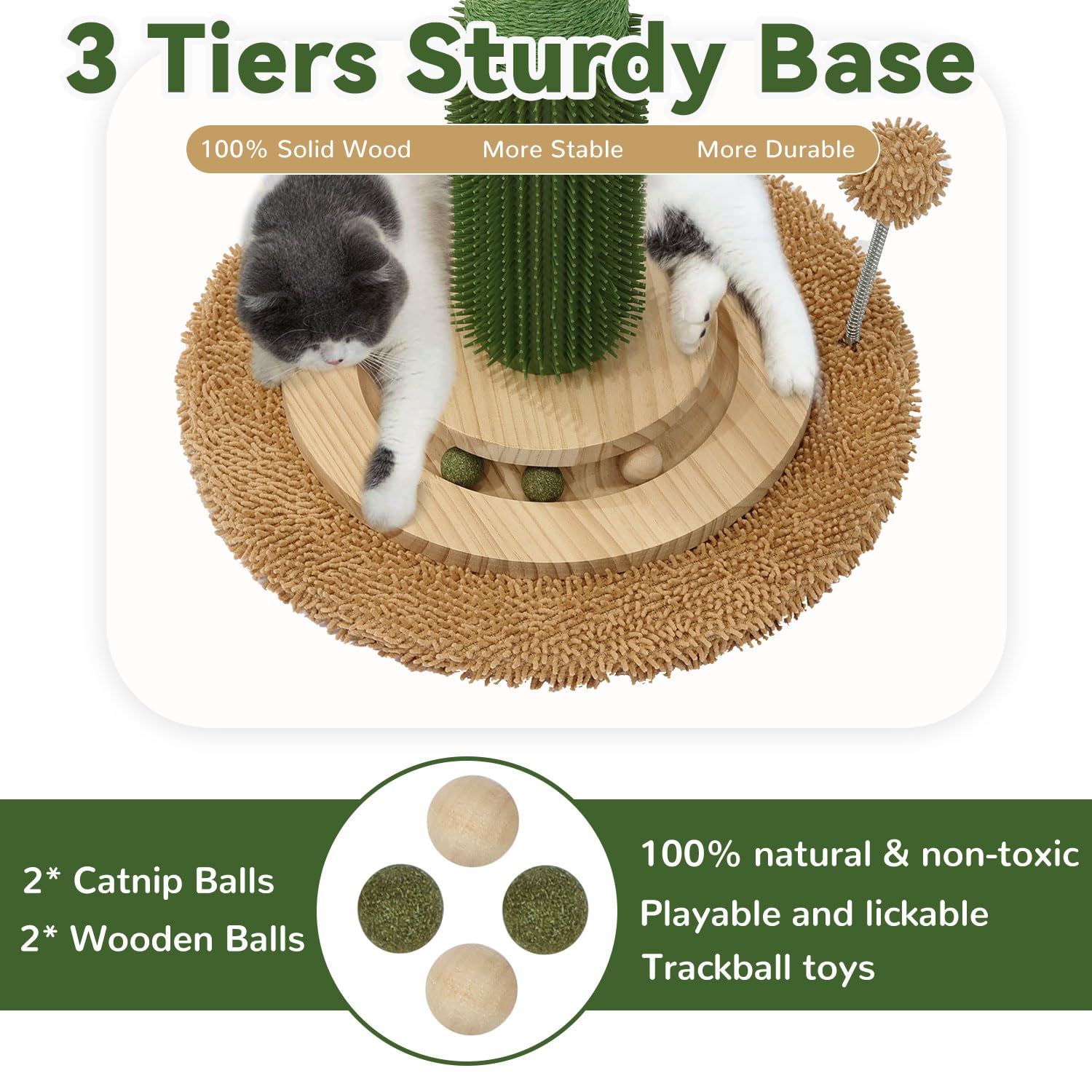 OTOB grattoir chat jouets boules douces, stimulation mentale