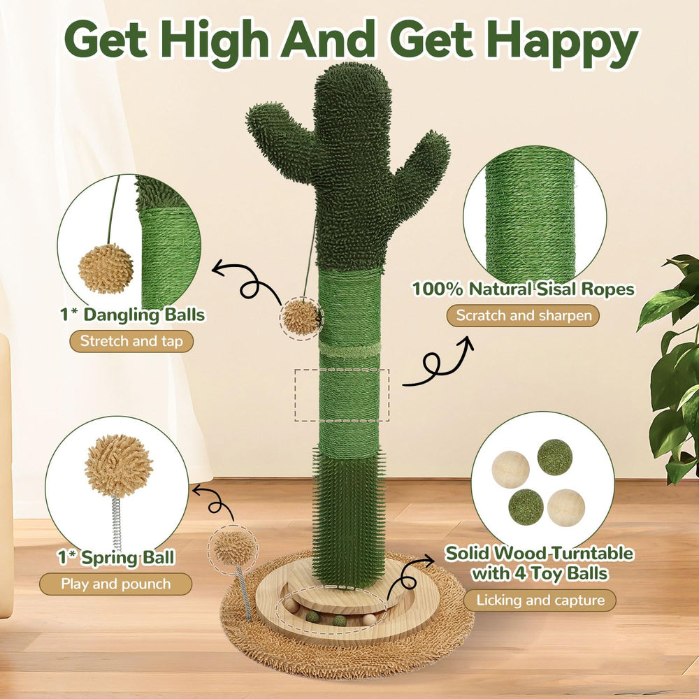 OTOB grattoir chat sisal naturel, montage rapide et base robuste
