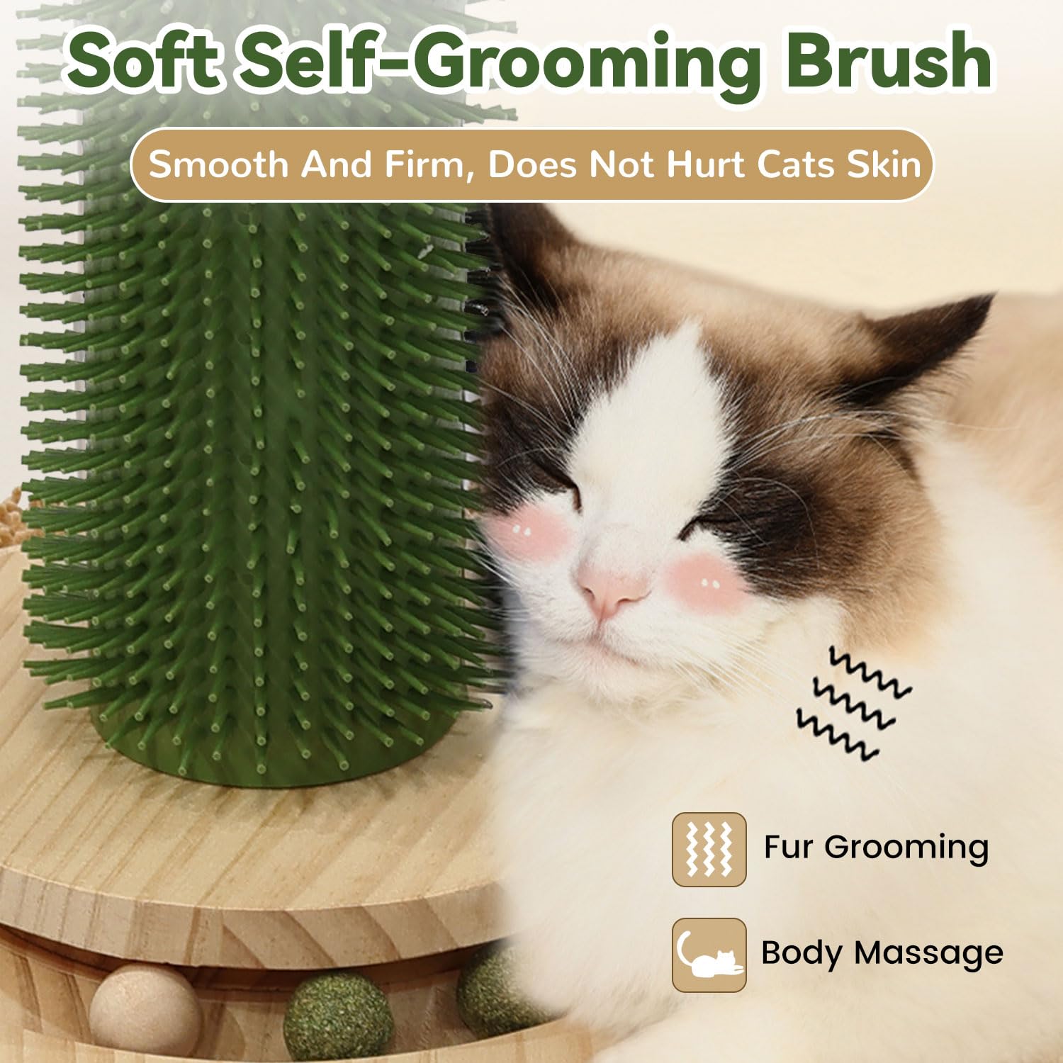OTOB grattoir chat peluche douce, toucher confortable lors du jeu