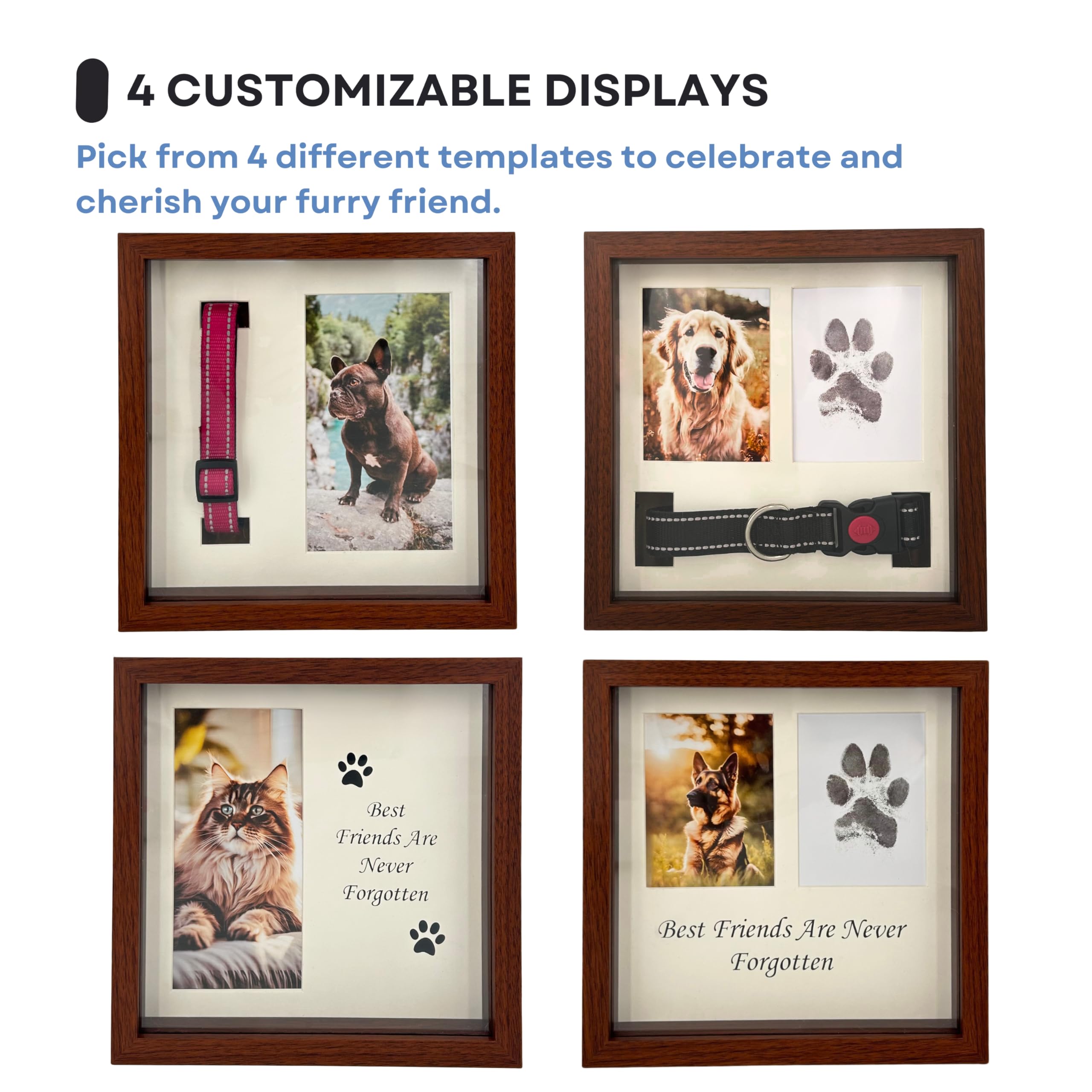 OtterPets empreinte patte sans encre pour impression nette.