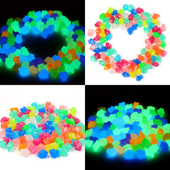 Galet lumineux Oubest: brillance vive jour et nuit.