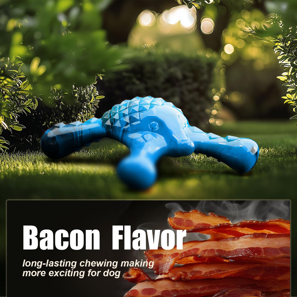 Ouilter texture 3D avec arôme bacon pour stimuler la mastication durable.