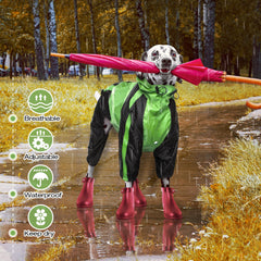 OUOBOB imperméable chien nettoyage facile apres pluie