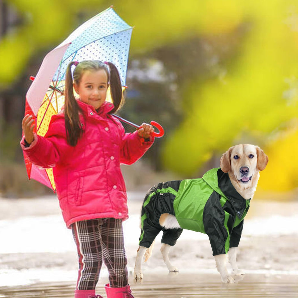 OUOBOB imperméable chien protection du corps contre pluie et vent