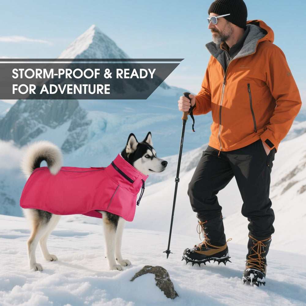 OUOBOB imperméable chien XXL — tissu durable et confortable pour les longues sorties.