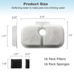 OUPUSES filtre-non-tisse-poils-restes: capte poils et résidus pour eau plus limpide.