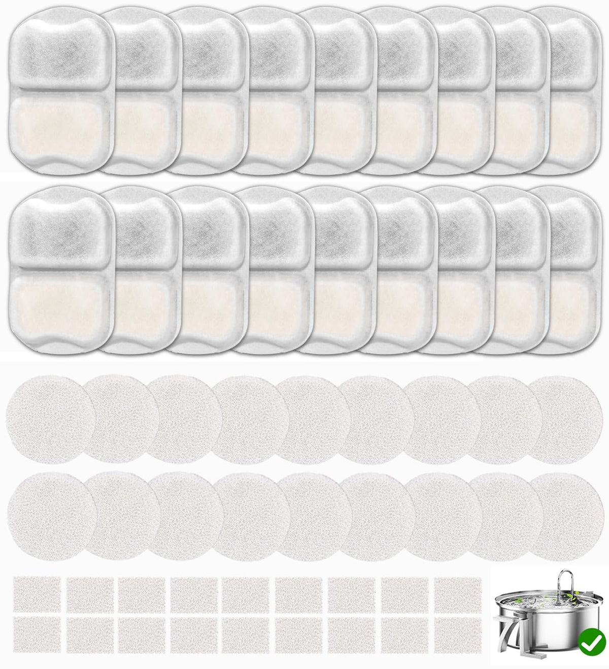 Filtre de remplacement OUPUSES pour Oneisall 7L, eau plus propre et goût plus frais.