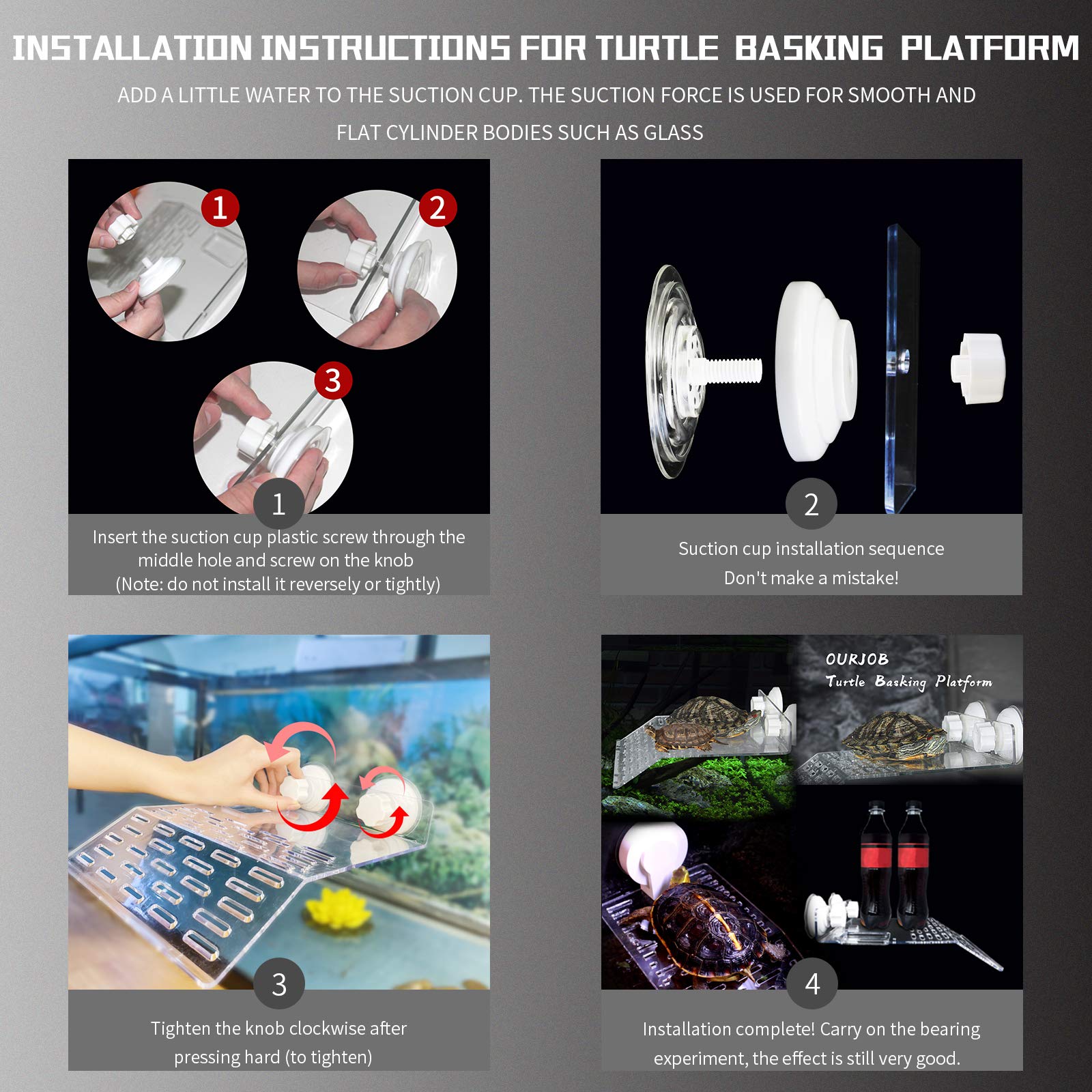ourjob decor-habitat-reptile-tortue ajoute une touche flottante sans encombrer l’espace