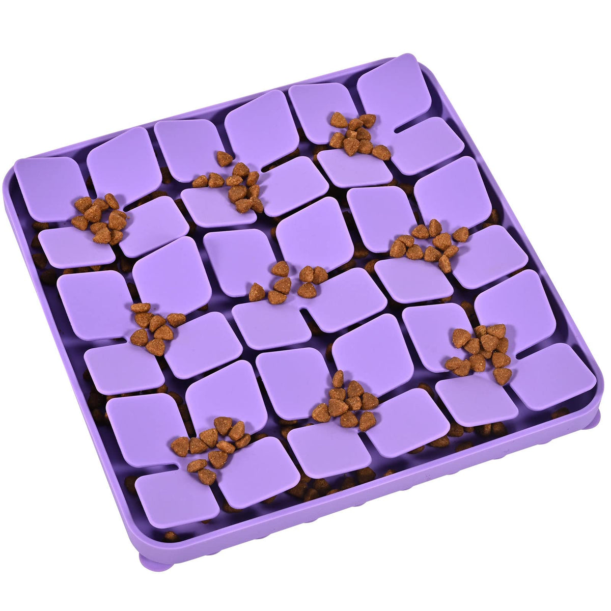 OurMiao tapis-reniflement chien violet: stimule l’odorat et peut ralentir l’ingestion.