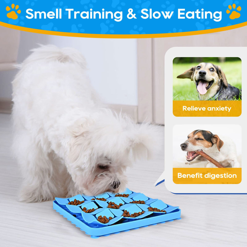 OurMiao Tapis utilisation beurre d’arachide bleu, stimulation mentale pendant le repas.