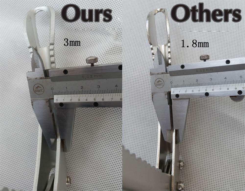 Ouronehome poignee aluminium bleu offre une prise légère et durable pour reptiles.